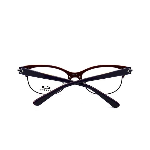 100% AUTHENTIC OAKLEY OX1108 EYEGLASSES DARK PURPLE FRAME NEW - Picture 6 of 10